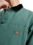 Dickies duck canvas unlined chore coat in dark green