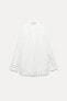 OVERSIZE COTTON MUSLIN SHIRT