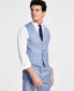 Фото #1 товара Men's Skinny-Fit Wool-Blend Infinite Stretch Suit Vest