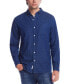 ფოტო #1 პროდუქტის Men's Long Sleeve Button-Down Floral Print Dobby Shirt