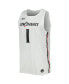 Men's #1 White Cincinnati Bearcats Team Replica Basketball Jersey