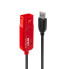 Фото #2 товара Lindy USB 2.0 Active Extension 30m - 30 m - USB A - USB A - USB 2.0 - Male/Female - Black - Red