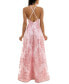 Фото #4 товара Juniors' Embellished Sweetheart-Neck Gown, Created for Macy's