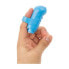 Фото #3 товара Заряжаемый вибратор-палец FingO, синий The Screaming O Charged Синий