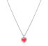 Колье JVD Heart Silver Necklace