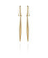 Gold-Tone Linear Spear Drop Earrings