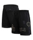 Фото #1 товара Men's Black Philadelphia 76ers Shorts