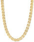 ფოტო #1 პროდუქტის Men's Mariner Link 22" Chain Necklace (13.5mm) in 14k Gold-Plated Sterling Silver