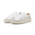Фото #10 товара Puma Palermo Leather 39646402 Mens White Leather Lifestyle Sneakers Shoes