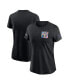 Фото #1 товара Women's Black New Orleans Saints 2023 NFL Crucial Catch Sideline Tri-Blend T-shirt