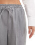 ASOS DESIGN tailored pull on trousers in grey