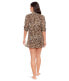 Фото #3 товара LAUREN Ralph Lauren Leopard Printed Oversize Camp Shirt Brown SM (US 6)