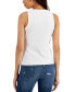 Women's Ribbed Crewneck Tank, Created for Macy's