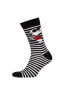 Erkek Snoopy Pamuklu 2'li Uzun Çorap