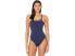 Фото #1 товара Nike 257259 Women Hydrastrong Racerback One-Piece Swimsuit Navy Size 30