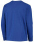 ფოტო #4 პროდუქტის Big Boys Royal Kansas Jayhawks Lockup Long Sleeve T-shirt