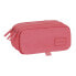 SAFTA Basic ´´Marsala´´ Big Triple Pencil Case