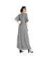 Фото #2 товара Women's Kimono Maxi Wrap Dress