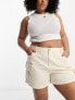 Фото #1 товара Simply Be cargo short in ecru