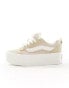 Vans Knu Stack trainers in light tan