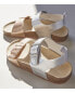 Toddler Buckle Faux Cork Sandals 9