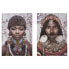 Набор из два картин Полотно Африканка 70 x 50 x 1,5 cm (6 штук)