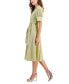 ფოტო #3 პროდუქტის Women's Short-Sleeve Tie-Waist Midi Dress