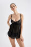 Фото #2 товара Fall In Love Dantelli Kapsız Babydoll B3616ax24sp