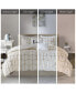 Raina Metallic Printed Comforter Set