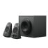 Logitech Z625 surround speaker - 2.1 channels - 200 W - Universal - Black - Rotary - Built-in