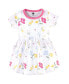 ფოტო #3 პროდუქტის Baby Girls Cotton Short-Sleeve Dresses 2pk, Spring Mix