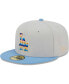 Фото #1 товара Men's Natural Los Angeles Dodgers Beach Front 59FIFTY Fitted Hat