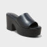 Фото #1 товара Women's Ricky Platform Heels - A New Day Black 9.5W