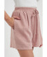 Фото #3 товара Women's Gauze Shorts With Thick Elastic Band And Pockets