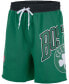 Фото #3 товара Men's Kelly Green Boston Celtics 75th Anniversary Courtside Fleece Shorts