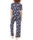 Фото #2 товара Women's Something Sweet Rayon Pant Pajama Set, 2 Piece