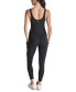 Фото #2 товара DKNY Women's Sleeveless Scoop-Neck Active Jumpsuit