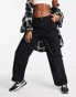 Фото #8 товара ASOS DESIGN oversized cargo trousers in washed black