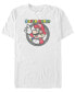 Nintendo Men's Super Mario Classic Tire Logo Short Sleeve T-Shirt Белый, S - фото #1