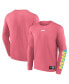 Фото #1 товара Men's Pink Formula 1 Miami Grand Prix Long Sleeve T-Shirt