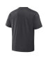 Фото #2 товара Men's NBA x Anthracite Philadelphia 76ers Heavyweight Oversized T-shirt