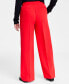 ფოტო #2 პროდუქტის Women's Double-Weave Wide-Leg Pants, Regular and Short Length, Created for Macy's