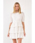 ფოტო #3 პროდუქტის Women's Texture Tiered Dress