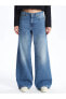 Фото #3 товара LCW Jeans Wideleg Kadın Jean Pantolon Pantolon