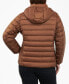 Фото #2 товара Women's Plus Size Hooded Packable Down Puffer Coat