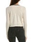 Hannah Rose Double Tipped Cropped Cashmere Cardigan Women's