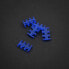 Фото #1 товара King Mod Service 6-Slot Kabelkamm 4mm groß - blau - 5er Set