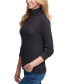 Women's Long Sleeve Cotton Turtleneck Top