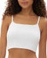 ფოტო #1 პროდუქტის GapBody Women's Logo Comfort Cropped Bralette GPW01042