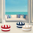 Inflatable Puff Aktive Striped Colonial 53 x 23 x 53 cm (4 Units)